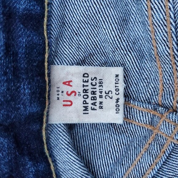 Ralph Lauren RRL Double RL Selvedge American Denim Slim Fit jeans size 25x32 USA - Picture 2 of 6